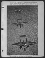 Iwo Jima, Bonin Island Group - Skimming Over The Sparkling Sea, These Northrop P-61 'Black Widows', The Night Defenders Of Iow, Are Seen On A Practice Run. - Page 1