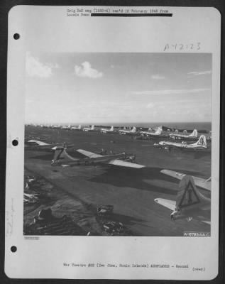 Thumbnail for Boeing > Boeing B-29  "Superfortresses"' Of The 21St Bomber Command, Parked On The Line At An Airfield On Iwo Jima, Bonin Islands.