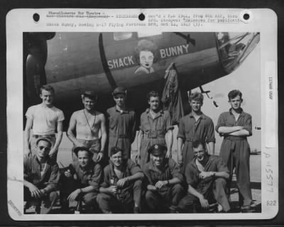 Thumbnail for ␀ > [Crew Of The] Boeing B-17 "Flying Fortress" 'Shack Bunny', Oct 14, 1943.