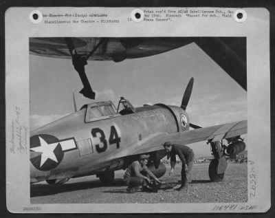 Thumbnail for ␀ > 'Our Pride And Joy' Is The Appropriate Name Given This Republic P-47 Thunderbolt By Members Of The 12Th Af Fighter Group.  Prophetically Christened That When She Went Into Combat 5 April 1944, The Fighter-Bomber Has Stormed  Through A Year Of Service And