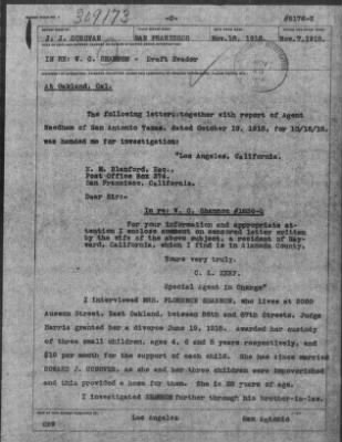 Old German Files, 1909-21 > W. C. Shannon (#309173)