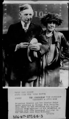 1924 > Brigadier General and Mrs. Charles Gates Danes