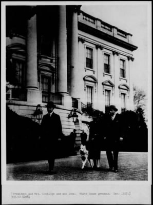 1925 > John Coolidge at home at the White House
