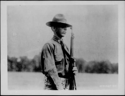 1925 > Cpl. John Coolidge at C.M.T.C. Camp Devens, Mass.