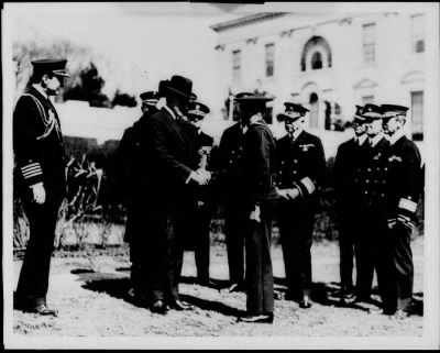 Thumbnail for 1926 > Pres. Coolidge presenting medal to Tate, Seaman 1st Class