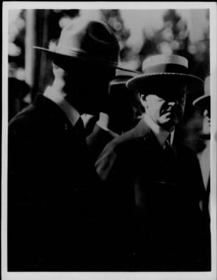 1927 > Pres. Coolidge and Superintendent Albright in Yellowstone