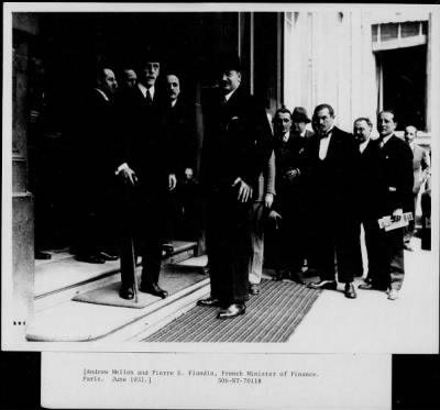 1931 > Andrew Mellon and Pierre E. Flandin, Paris