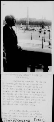 1931 > Andrew Mellon at his hotel in France