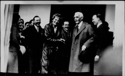 1931 > Andrew W. Mellon greeting Amelia Earhart