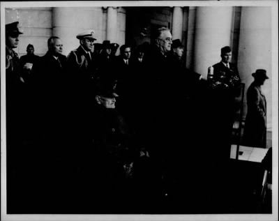 1942 > At Arlington with Gen. Pershing