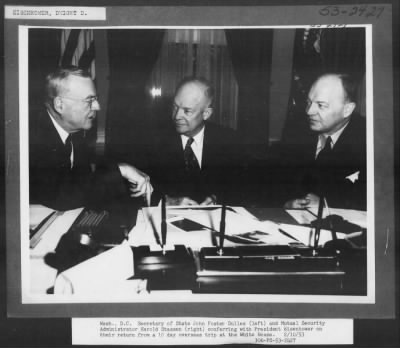 1953 > John Foster Dulles and Harold Stassen