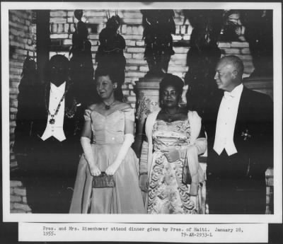 1955 > Dinner given by President of Haiti