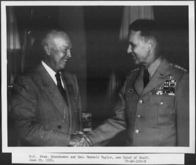 1955 > Gen. Maxwell Taylor, Chief of Staff