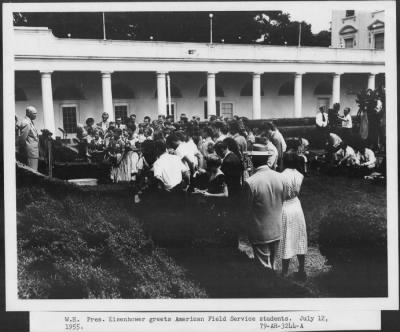 1955 > American Field Service students