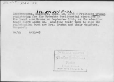 Thumbnail for Truman Family HST and Mother, HST, Bess, and Margaret, HST and Bess, HST Margaret, HST and Vivian, Bess, Bess and Margaret, Margaret