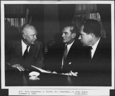 1956 > H. Hoover Jr. and VP Nixon