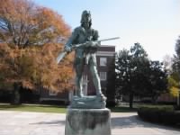 Statue of Daniel Boone at EKU in Richmond, Ky..jpg