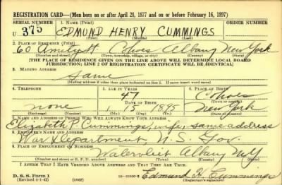 Edmund Henry > Cummings, Edmund Henry (1895)