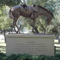 US cavalry Museum ACW horse statue.jpg