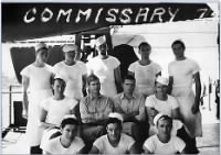Sc1 Bill BASSETT and Chief Jim PAGE on USS Prescue Isle 1945.png