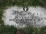 Koval John Military Tombstone.JPG