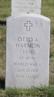 Otto A Harmon grave stone.jpg