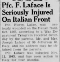 LaFace, PFC Floren_Wounded_06 Nov 1944.JPG