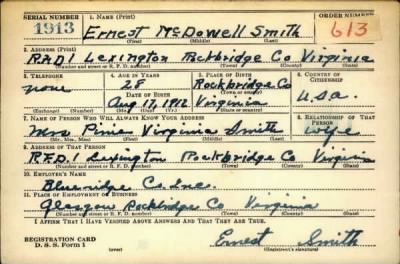 Ernest Mcdowell > Smith, Ernest Mcdowell