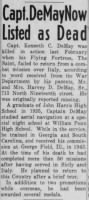DeMay, Kenneth G_Evening News_Harrisburg, PA_Wed_20 Dec 1944_Pg 13.JPG
