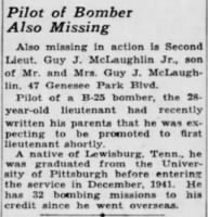 McLaughlin, Guy J._Democrat and Chronicle_Rochester, NY_Sat_04 Sept 1944_Pg 9.JPG