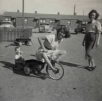 Mom on the tricycle