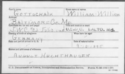 Gottschalk > William William