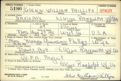 Glenn William > Phillips, Glenn William
