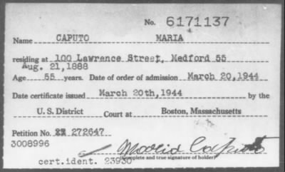 1944 > CAPUTO MARIA