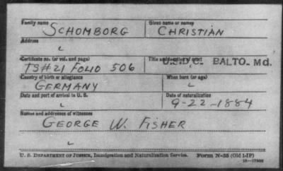 Schomborg > Christian