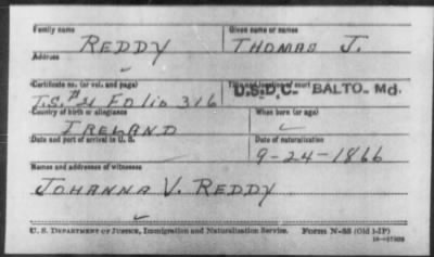 Reddy > Thomas J.