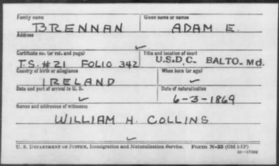 Brennan > Adam E.