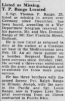 Bango, Thomas P_Press and Sun Bulletin_Binghamton, NY_Wed_07 March 1945_Pg 5_Clip.JPG