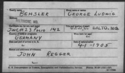Behsler > George Ludwig