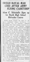Schwindle, Adam C_Press and Sun Bulletin_Binghamtpn, NY_Mon_25 Aug 1941_Pg 13.JPG