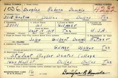 Thumbnail for Douglas Raborn > Daniels, Douglas Raborn