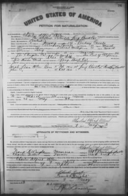 Allen, Charles Alfred > Petition for Naturalization (1913)