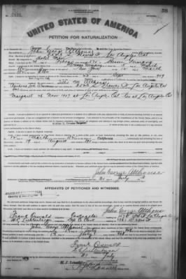 Althouse, John George > Petition for Naturalization (1913)