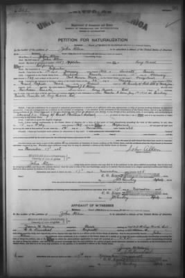 Allen, John > Petition for Naturalization (1908)