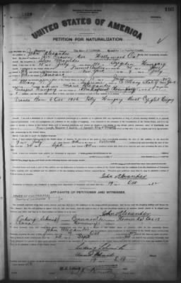 Alexander, John > Petition for Naturalization (1912)