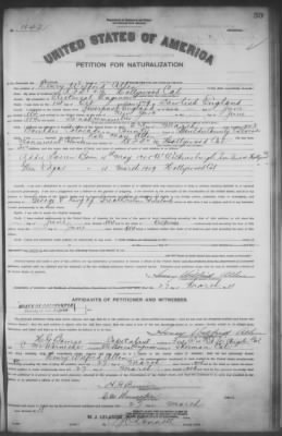 Allen, Henry Wilfrid > Petition for Naturalization (1911)