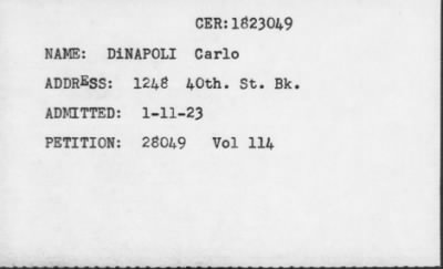 [Illegible] > DiNAPOLI Carlo