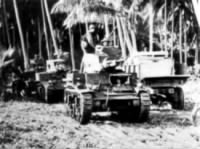 Thumbnail for USMC tanks in South Pacific