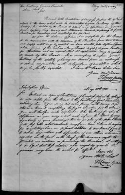 An account of commisssions for private armed vessels received and forwarded to the several States, 1779-83.