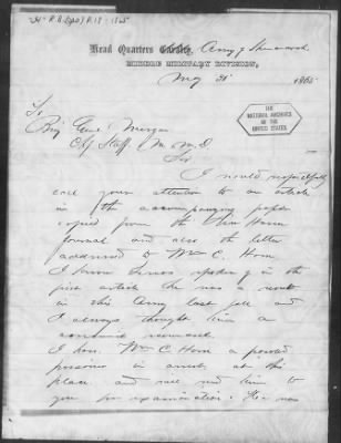 Letters Received and Statements of Evidence Collected by the Military Commission, pages 1-53